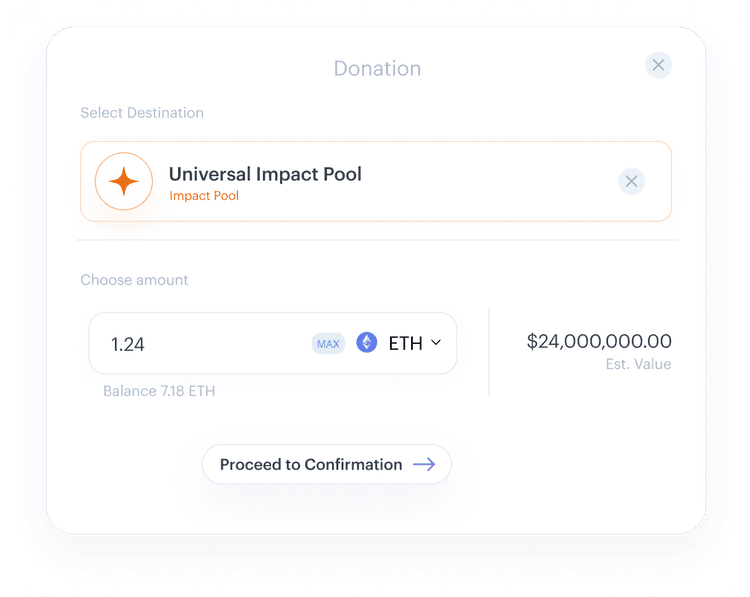 Donation Modal